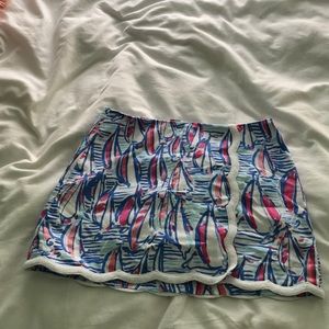 Lilly Pulitzer skort.